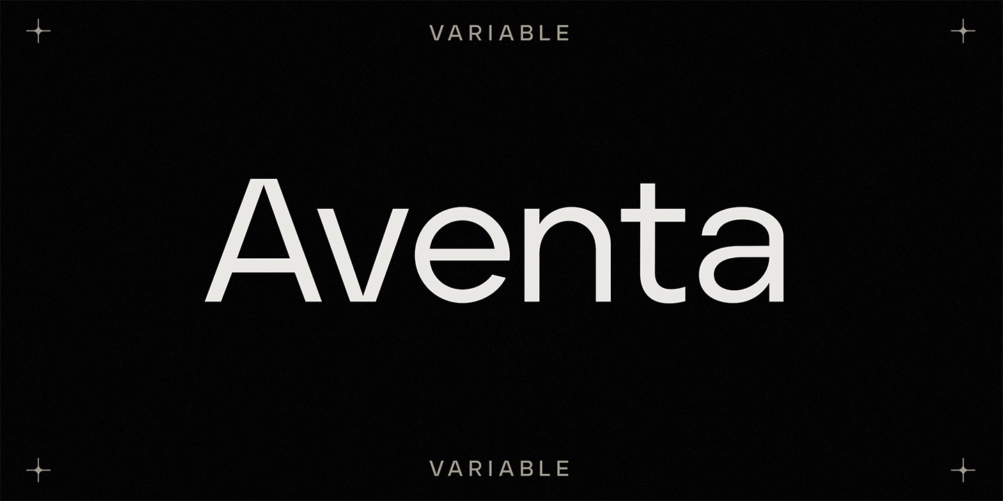 폰트 Aventa
